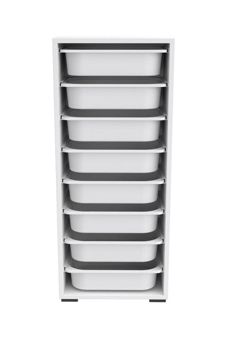 Hanah Home Armario Multiusos Cara 8N - Blanco